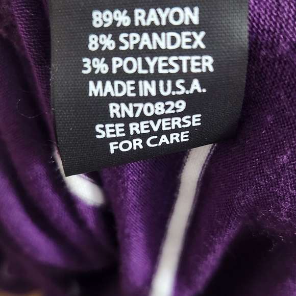 Purple with White Stripes - Picture 3 of 4